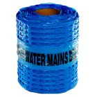 Caution Water Pipe Below Detectamesh Tape  200mm x 100m - Blue