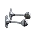 Wardrobe Rail 3/4 Large De-Luxe End Bracket 