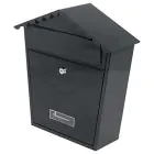 Classic Post Box Black (Wall Mounted)