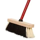Varnished Sweep Brush Black & White