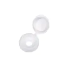 Double Screw Caps White 25pcs