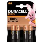 Duracell Plus Alkaline Batteries - AA / 4 pk.