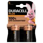 Duracell Plus C Alkaline Batteries - 2 pcs.