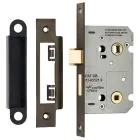 Eurospec Easi-T Residential and Bathroom Lock - 63 mm / Nickel Plated