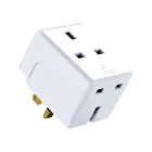 13 Amp 3 Way Adaptor