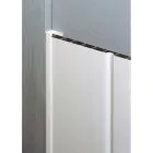 Grosfillex End Finishing Profile - White