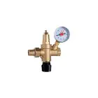 Filling Valve with Gauge - 1/2 inch