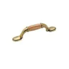 Cabinet Handle with Oak Insert