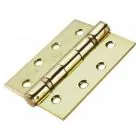 Butt Hinge 1 Hour Fire Rated 100x75x3mm Brass (pair)
