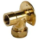Compression 317W  3/4 Wallplate Elbow F.IxC