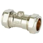 Service Valve Isolating 1/2 CXC Chrome Straight