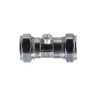 Service Valve Isolating 3/4CXC Chrome straight