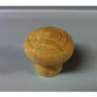 Cabinet Knob Medium Oak with 2 Ring Design Bolted