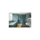 Image Ruby 800 Corner  Entry Chrome Shower Door (772-790)