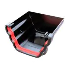 Freeflow Ogee Gutter Universal Stopend Outlet - Black