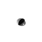 Oval Door Stop 42mm Satin Aluminium