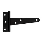 Light Tee Hinge 100mm Japanned Black (pair)