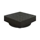 Polypipe Square Cover and Frame UG502 320mm - Black
