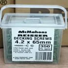Decking Screws 4mm x 65mm 350pcs