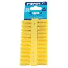 Rawlplug UNO Wall Plug - 5 mm x 24 mm / Yellow