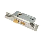 Rebated Mortice Lock 2 Lever 63mm Chrome