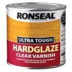 Ronseal Ultra Tough Hardglaze Varnish - 250 ml / Clear