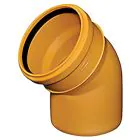 Sewer Bend 15 Degree Single Socket  - 110mm