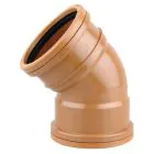 Sewer Bend 45 Degree Double Socket - 110mm