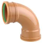 Sewer Bend 90 Degree Double Socket - 160mm