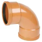 Sewer Bend 90 Degree Single Socket - 110mm