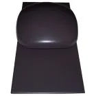 Klober Slate Vent with Cowl 600mmx300mm - Black    