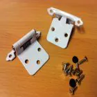 Snap Hinge White (pair)