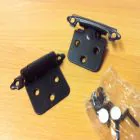 Snap Hinge Black (pair)