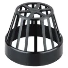 Black Soil Vent Cowl - 110mm 