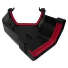 Freeflow Square Gutter Angle 135 Degree - Black