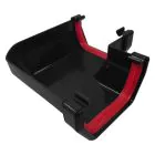 Freeflow Square Gutter Angle 90 Degree - Black