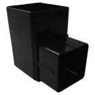 Freeflow Square Downpipe Offset Bend 90 Degree - Black