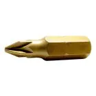 Screwdriver Bit PZ2 Tin Coated 25 mm 3 pcs