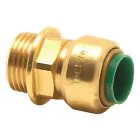 Tectite Push Fit Brass Straight Tap Connector - 19.05 mm