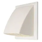 Wall Vent with Cowl 100mm White