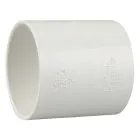 Waste Straight Connector 50mm White