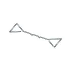 Stainless Steel Wall Tie without disc/star 300mm 30pcs
