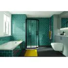 Image Ruby 800 Quad Chrome Shower Door (772-790)
