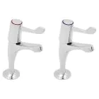 Lever Action Sink Taps - Chrome