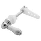 Victoriana Ceramic Cistern Lever - Chrome Plated