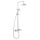 Dynamic Thermo Bar Shower c/w diverter to rain head/handset