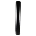 Stove Flue Pipe Matt Black Enamel Straight With Door 1000mm 6 inch
