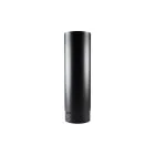 Stove Flue Pipe Matt Black Enamel Straight 500mm 5 inch