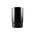 Stove Flue Pipe Matt Black Enamel Straight 250mm 5 inch