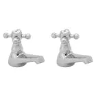 Tudor Basin Taps - Chrome